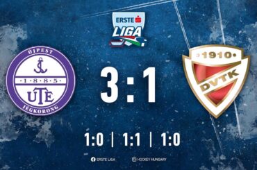 Gólösszefoglaló - EL 88 - UTE - DVTK Jegesmedvék 3:1 20211116