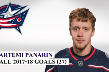 Artemi Panarin (#9) All 27 Goals of the 2017-18 NHL Season