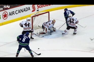 Thomas Vanek toying with Blackhawks drops for Brock Boeser