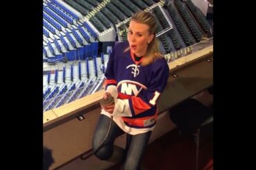 New York Islanders Horn Button