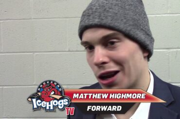 IceHogs Postgame - Matthew Highmore - 12/28/17