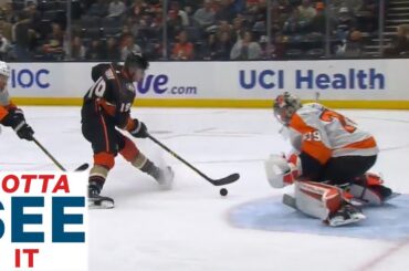 GOTTA SEE IT: Troy Terry Races Past Sanheim Before Burying Beautiful Goal On Carter Hart