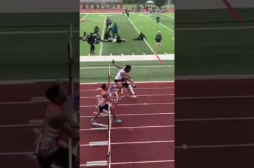 The 7th hurdle set messed up their stride 😬 #shorts