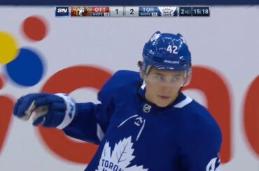 Trevor Moore 1st goal of the season! 10/02/2019 (Ottawa Senators at Toronto Maple Leafs)