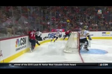 Oshie hammers McQuaid with huge hit