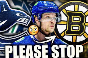 BRUINS TO TARGET ELIAS PETTERSSON? Boston, Vancouver Canucks NHL News & Trade Rumours Today 2023