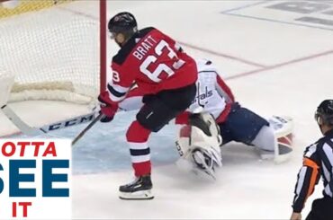 GOTTA SEE IT: Jesper Bratt Puts Ilya Samsonov On His Behind With Ridiculous Deke