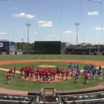 Benches clearing brawl - Clearwater Threshers @ Tampa Tarpons - April 23, 2023