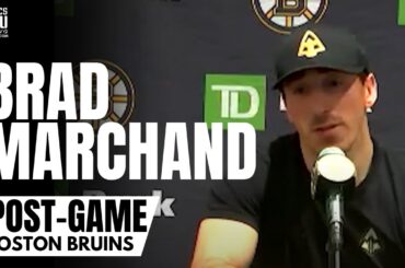 Brad Marchand Reacts to Trent Frederic Feisty Play vs. Alexander Ovechkin: "Doing a Great Job"