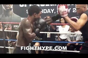 ERROL SPENCE SHARP ASF & LOOKING STRONG FOR TERENCE CRAWFORD CLASH; LIGHTS UP PADS LIKE A MACHINE