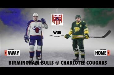 NAHA 2022-23 Season - Birmingham Bulls @ Charlotte Cougars (Cougars' Home Opener)