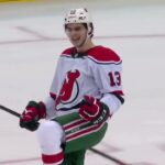 NICO HISCHIER vs MAT BARZAL 1v1 13vs13… Epic #NJDevils Moment!