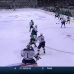 Brian Elliott far post stick save St. Louis Blues vs Dallas Stars Oct 28 2014 NHL