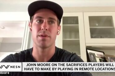 Boston Bruin John Moore on the Sacrifices Players Will Have To By Playing in Remote Locations