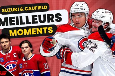 Nick Suzuki et Cole Caufield : le duo d'enfer des Canadiens! (Faits saillants)