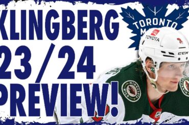 Maple Leafs 2023/2024 Player Preview John Klingberg!