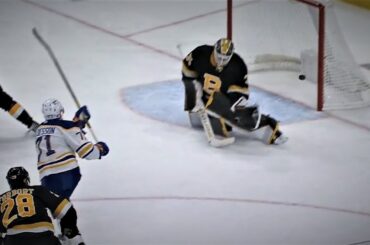 Victor Olofsson Breaks The Shutout Bid For Linus Ullmark Late In The Third