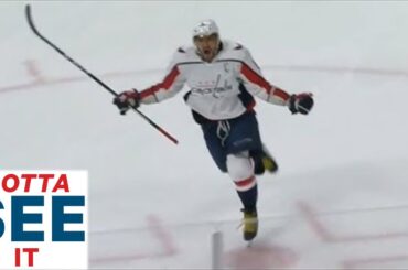 GOTTA SEE IT: Alex Ovechkin Fakes Out Jaccob Slavin Then Wires Wrist Shot Past Petr Mrazek
