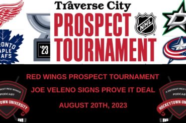 DETROIT RED WINGS 2023 PROSPECT TOURNAMENT ROSTER | JOE VELENO & WHERE HE FITS ON THE ROSTER