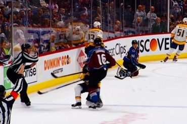 Zadorov hits down-and-out Ellis & receives 10-min misconduct