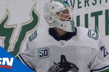 Lightning Score Three Goals In Under A Minute To Chase Jacob Markstrom From Net