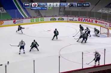Neal Pionk 3-2 Goal Jets Vs Canucks February 21, 2021