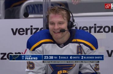 Colton Parayko: 'Had a little fun' with penalty shot goal