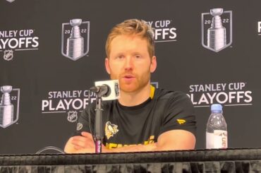 Mike Matheson on team's motivation to step up in Crosby's absence