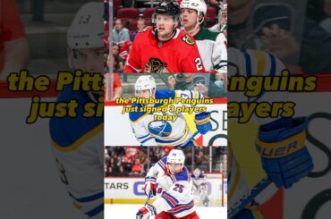 The Pittsburgh Penguins Just Signed These Three Players To PTOs! #shorts