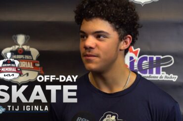 Memorial Cup Media Availability - Tij Iginla