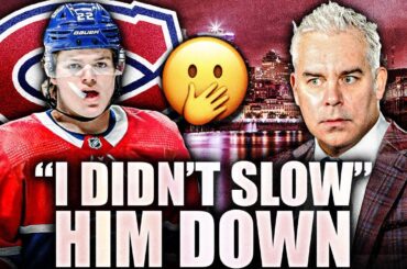 Dominique Ducharme Says He WASN'T RESPONSIBLE For Cole Caufield's Decline (Montreal Canadiens, Habs)