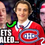 CANADIENS DRAFT SECRETS REVEALED: Behind-The-Scenes 2023 NHL Draft REACTION (Habs & Reinbacher News)
