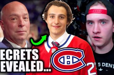 CANADIENS DRAFT SECRETS REVEALED: Behind-The-Scenes 2023 NHL Draft REACTION (Habs & Reinbacher News)
