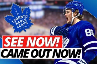 TORONTO MAPLE LEAFS NEWS! NHL NEWS!