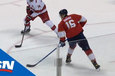 Aleksander Barkov Scores No-Look Goal To Give Panthers Overtime Win