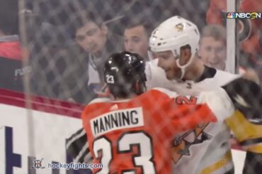 Jamie Oleksiak vs Brandon Manning Jan 2, 2018