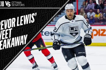 Trevor Lewis Beats Craig Anderson on the Breakaway