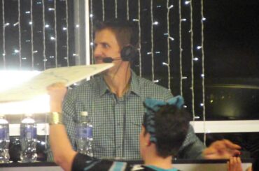 Former Panther Jordan Gross at Panther Talk