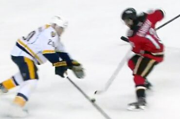 Johnny Gaudreau pulls off a ridiculous deke