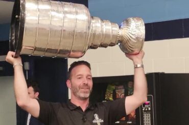 Wil Nichol brings the Stanley Cup to Madison