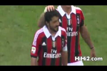 Последний гол Индзаги в последнем матче за Милан
