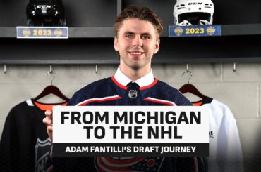 From Michigan to the NHL | Adam Fantilli's Draft Journey