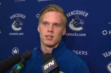 Juolevi looking to make statement, gain respect of Canucks fans