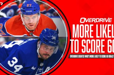 Does McDavid or Matthews have a better chance of scoring 60? - OverDrive