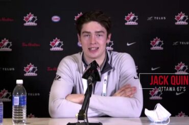 NJT Media Availability – Jack Quinn & André Tourigny – Team Canada Pre-Game Dec. 23
