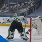 Johnny Gaudreau Scores Goal From Impossible Angle Behind Anton Khudobin