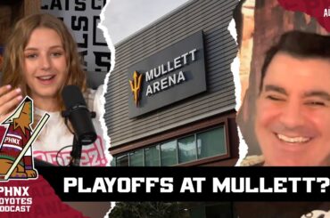 How would playoffs work for the Arizona Coyotes at Mullett Arena?
