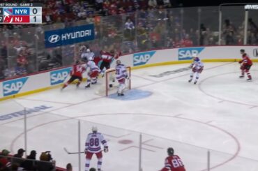 Mike McLeod does his job. #NJDevils