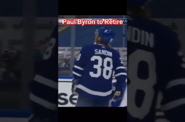 Paul Byron To Officially Announce his Retirement #shorts #gohabsgo #Habs #NHL  #canadiens