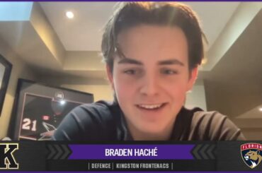 CHL on TSN: 1-on-1 with Frontenacs' Braden Haché